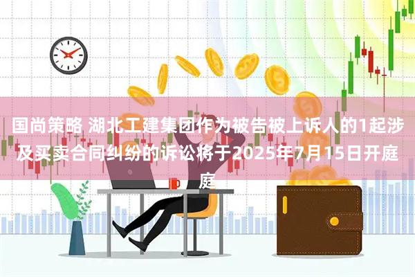 国尚策略 湖北工建集团作为被告被上诉人的1起涉及买卖合同纠纷的诉讼将于2025年7月15日开庭